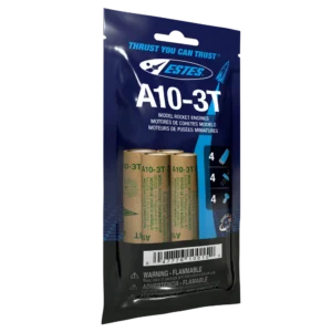 A10-3T Model Rocket Engine Pack of 4 Estes 10015