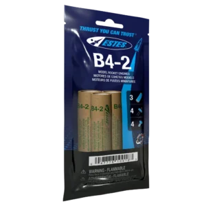 B4-2 Model Rocket Engines Pack of 3 Estes 10018