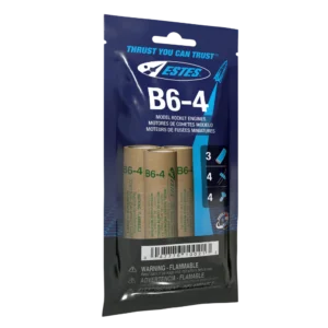 B6-4 Model Rocket Engines Pack of 3 Estes 10021