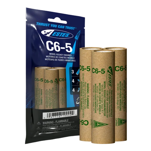 Contents C6-5 Model Rocket Engines Pack of 3 Estes 10024
