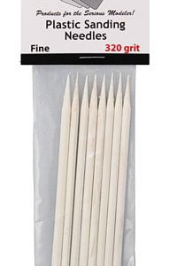 Alpha Abrasives 0403 Sanding Needle 320 Grit Fine ALB-403