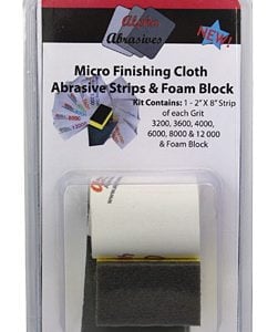 Bandes abrasives en tissu de micro-finition avec bloc de mousse ALB-3000