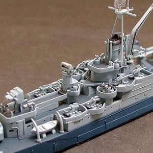 US Navy CA 35 Indianapolis Cruiser Waterline Tamiya 31804 e