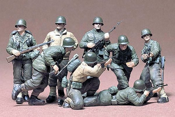 US Infantry European Theatre Kit Lot de 8 Tamiya 35048 Échelle 35