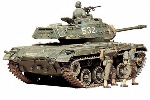 US M41 Walker Bulldog Tank Kit CA155 35 Scale Tamiya 35055