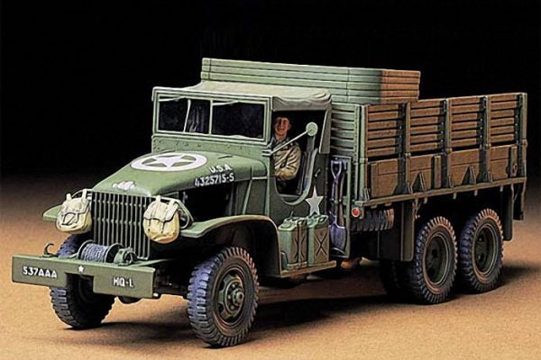 Kit de camion cargo américain 2 et demi-tonne 6x6 à l'échelle 35 Tamiya 35218
