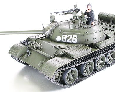 Soviet Russian Medium Tank T-55 T55A Kit 35 Scale Tamiya 35257 detail e
