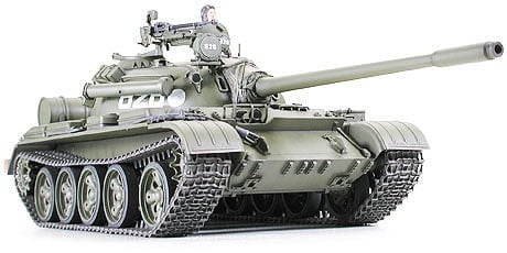 Soviet Russian Medium Tank T-55 T55A Kit 35 Scale Tamiya 35257