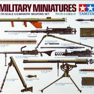 US Infantry Weapons Set Kit CA221 35 Scale Tamiya 35121