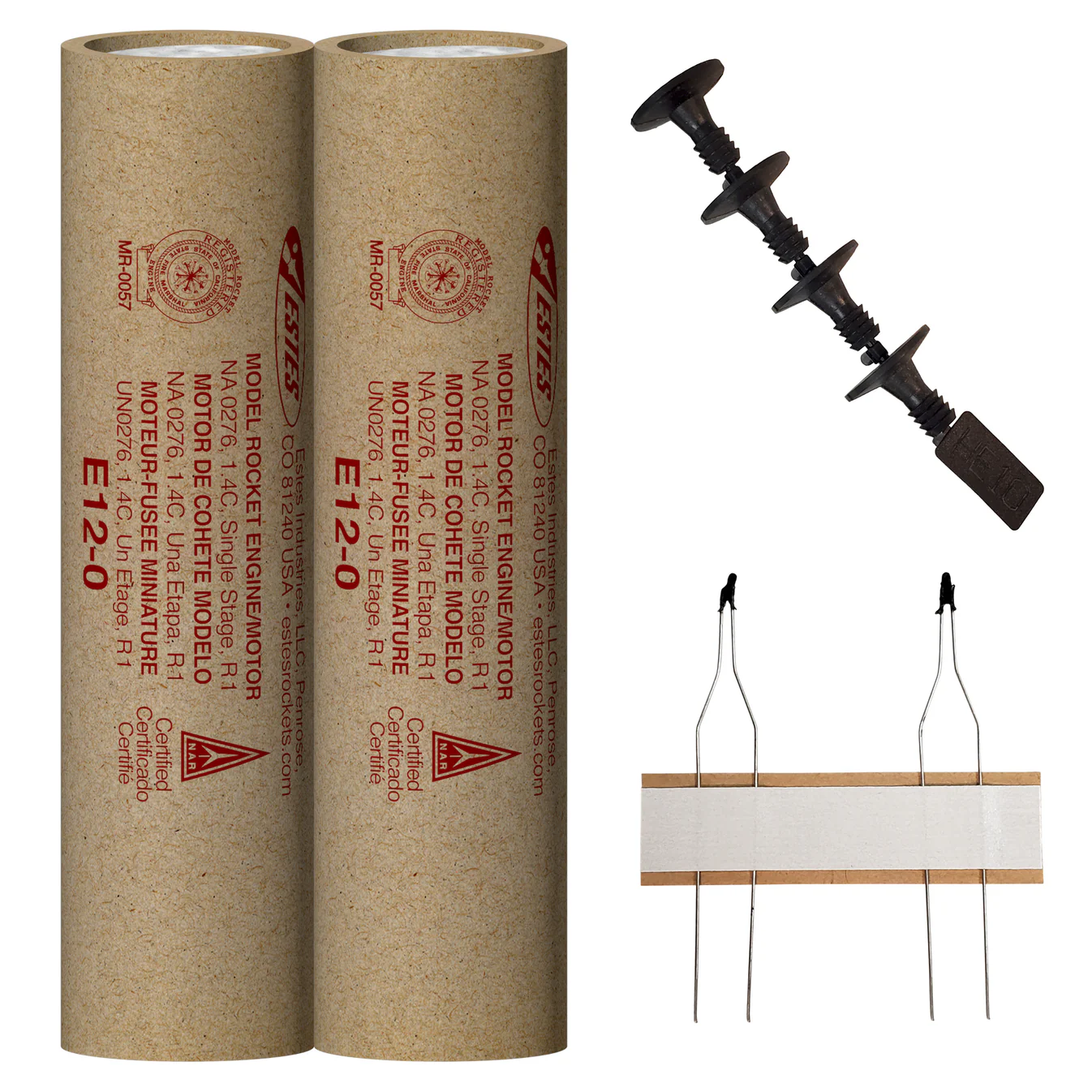 Contents E12-0 Model Rocket Engines 3 Pack Estes 10050
