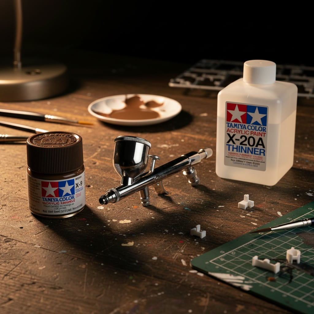 Peintures acryliques Tamiya X9 X-9 81509 Marron