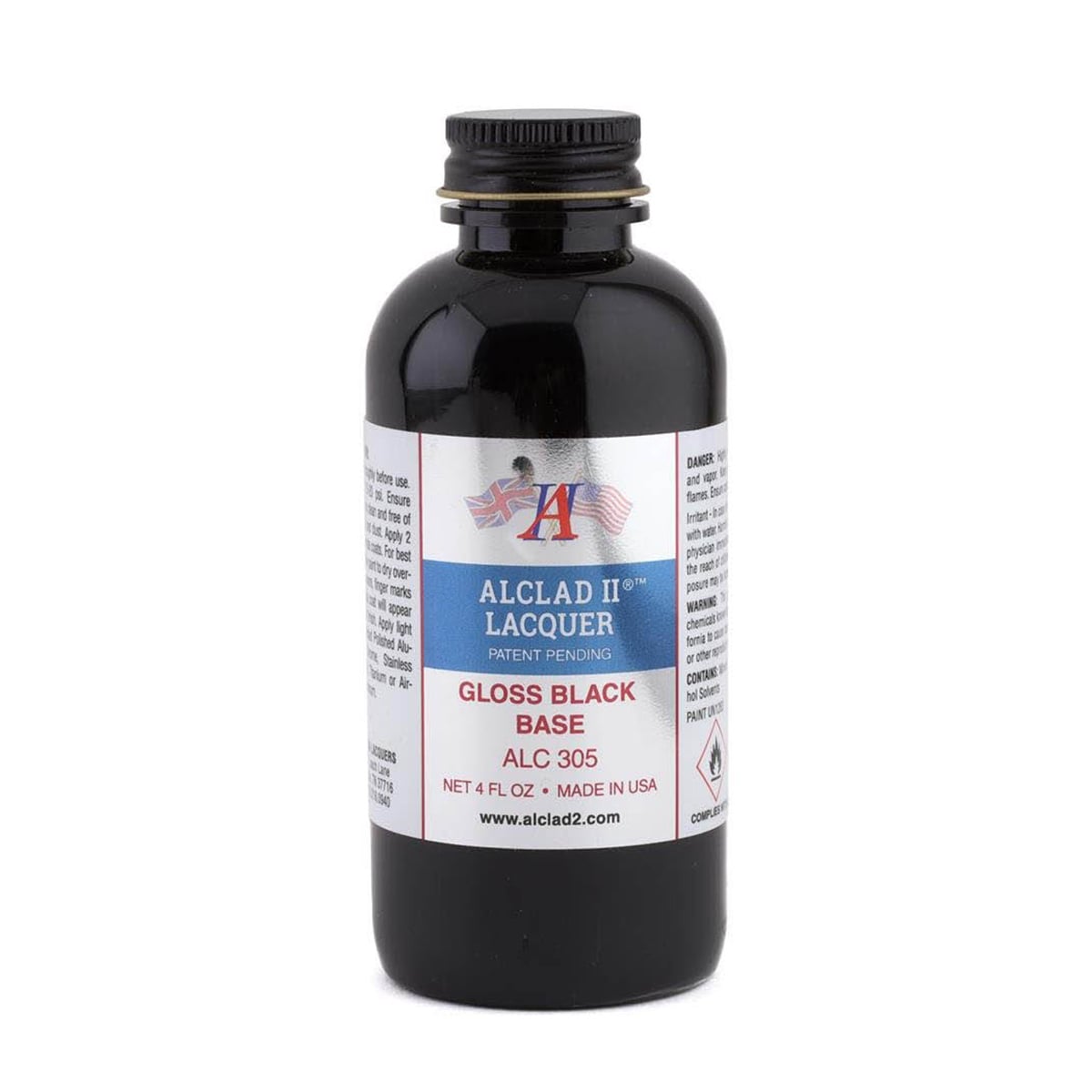 Base noire brillante Alclad II 4 oz ALC 305