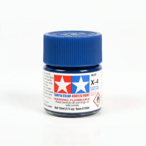 Peintures acryliques Tamiya X4 X-4 81504 Bleu