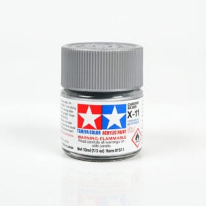 Tamiya Peintures Acryliques X11 X-11 81511 Chrome Argent