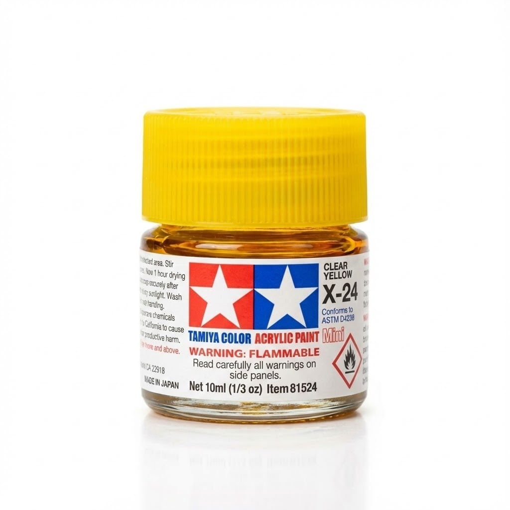 Tamiya Acrylic Paints X24 X-24 81524 Clear Yellow