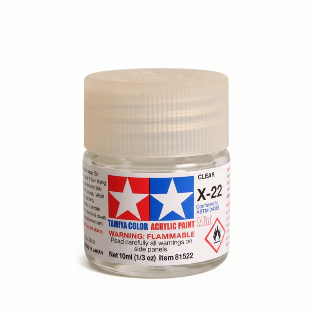 Tamiya Peintures Acryliques X22 X-22 81522 Clair