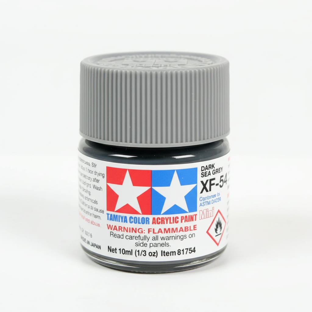 Tamiya Acrylic Paints XF54 XF-54 81754 Dark Sea Grey Gray