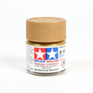 Peintures acryliques Tamiya X12 X-12 81512 Feuille d'or