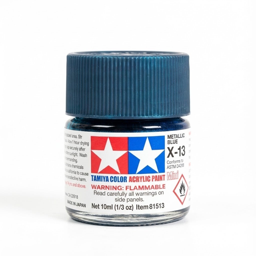 Tamiya Acrylic Paints X13 X-13 81513 Metallic Blue