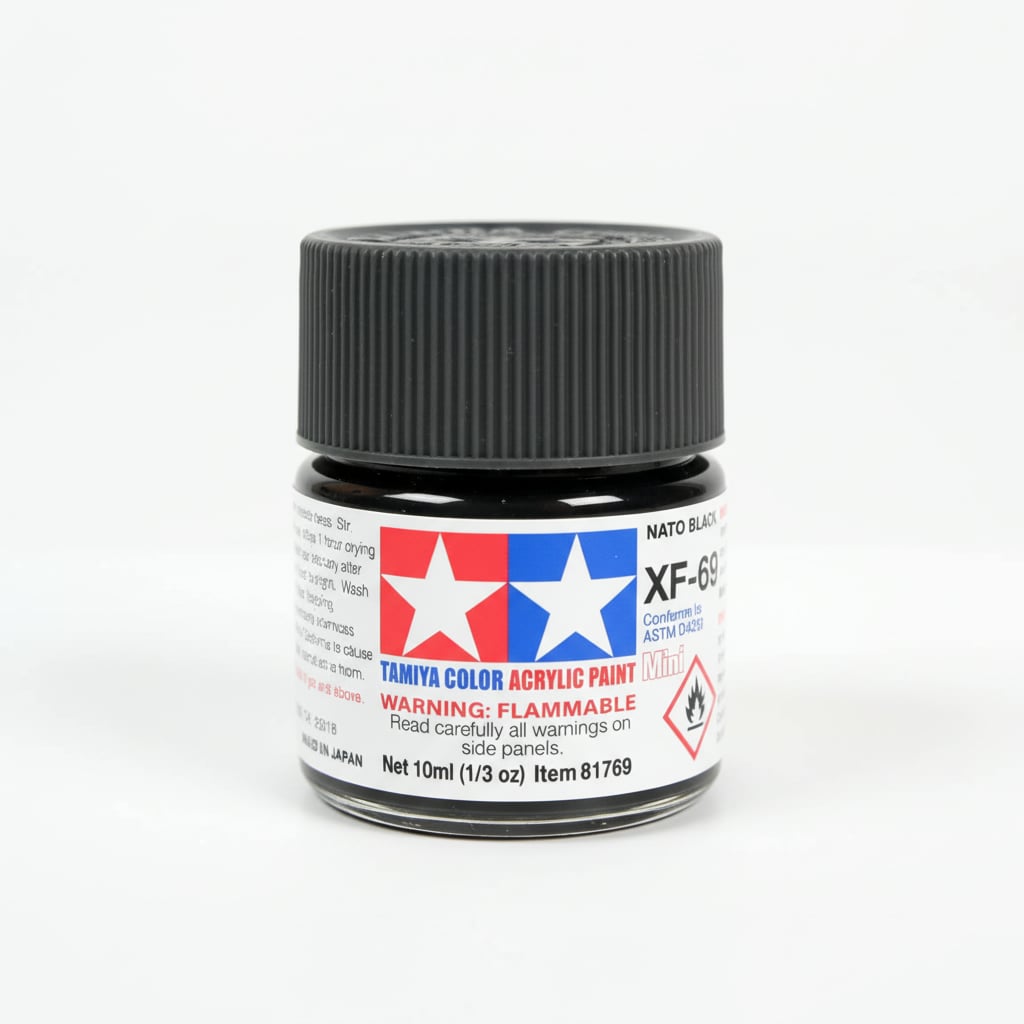 Tamiya Acrylic Paints XF69 XF-69 81769 Nato Black