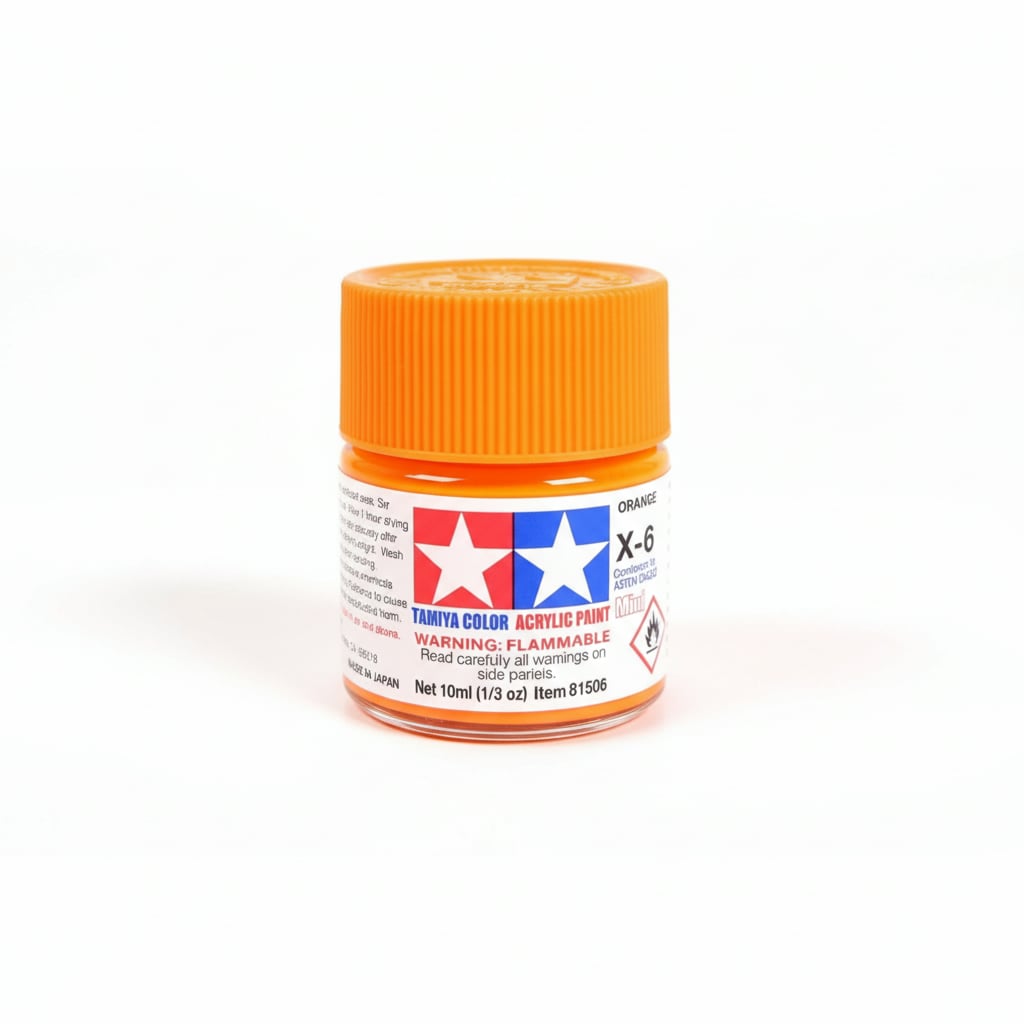 Tamiya Acrylic Paints X6 X-6 81506 Orange