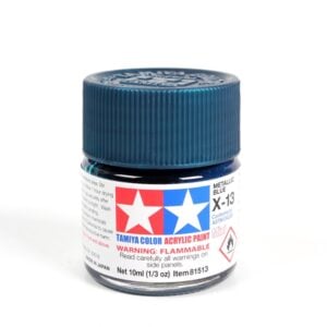 Tamiya Peintures Acryliques X13 X-13 81513 Bleu Métallique