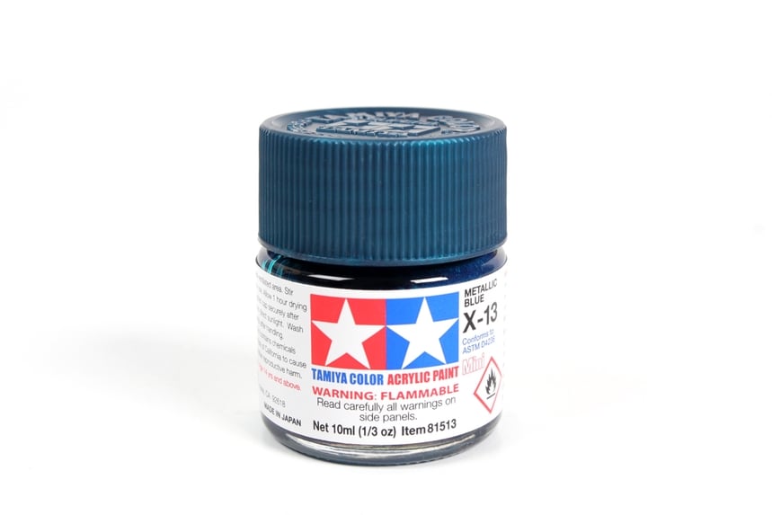 Tamiya Acrylic Paints X13 X-13 81513 Metallic Blue