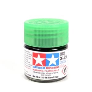 Tamiya Acrylic Paints X25 X-25 81525 Clear Green