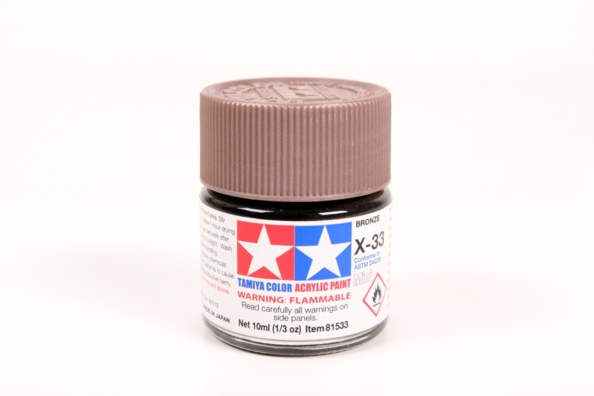 Tamiya Acrylic Paints X33 X-33 81533 Bronze