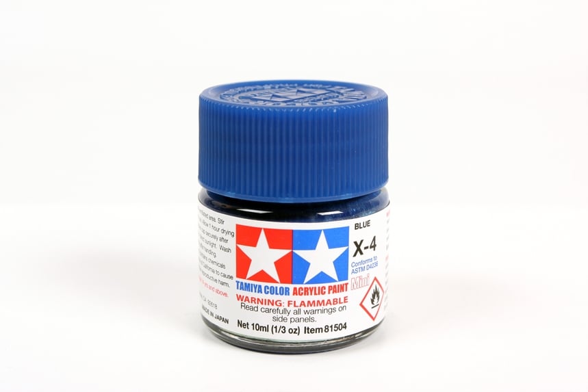 Tamiya Acrylic Paints X4 X-4 81504 Blue