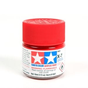Peintures acryliques Tamiya X7 X-7 81507 Rouge