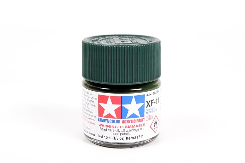 Tamiya Acrylic Paints XF11 XF-11 81711 J N Green
