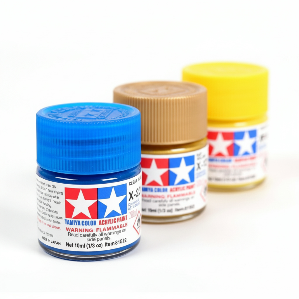 Peintures acryliques Tamiya X23 X-23 81523 Bleu clair