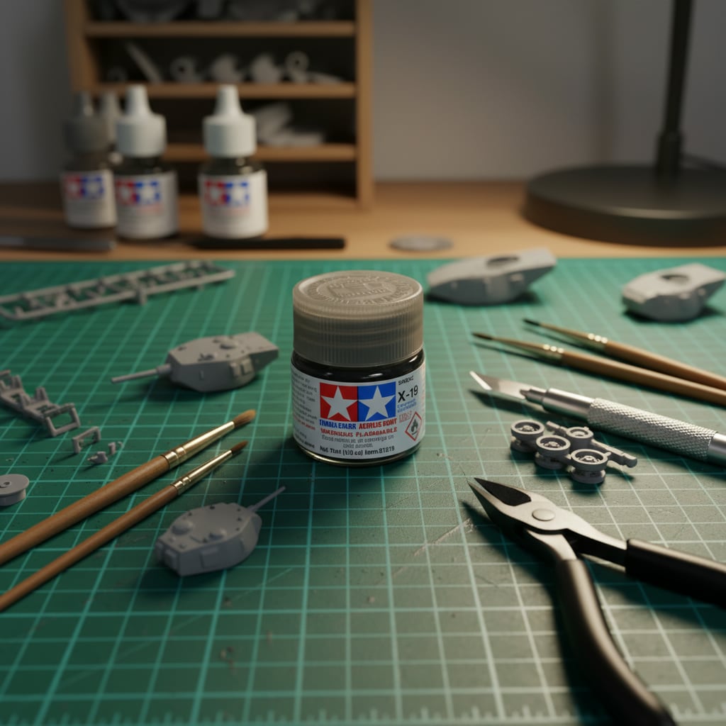 Peintures acryliques Tamiya X19 X-19 81519 Fumée