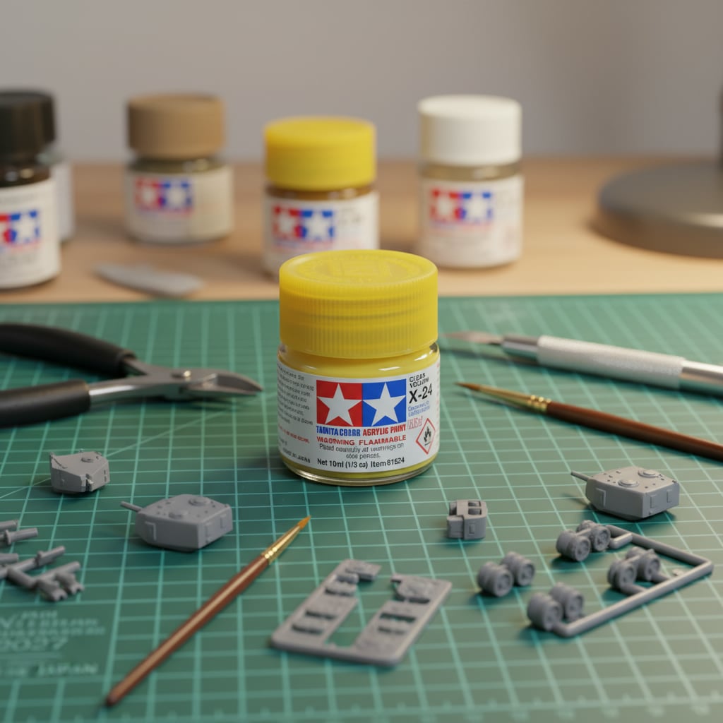 Tamiya Acrylic Paints X24 X-24 81524 Clear Yellow