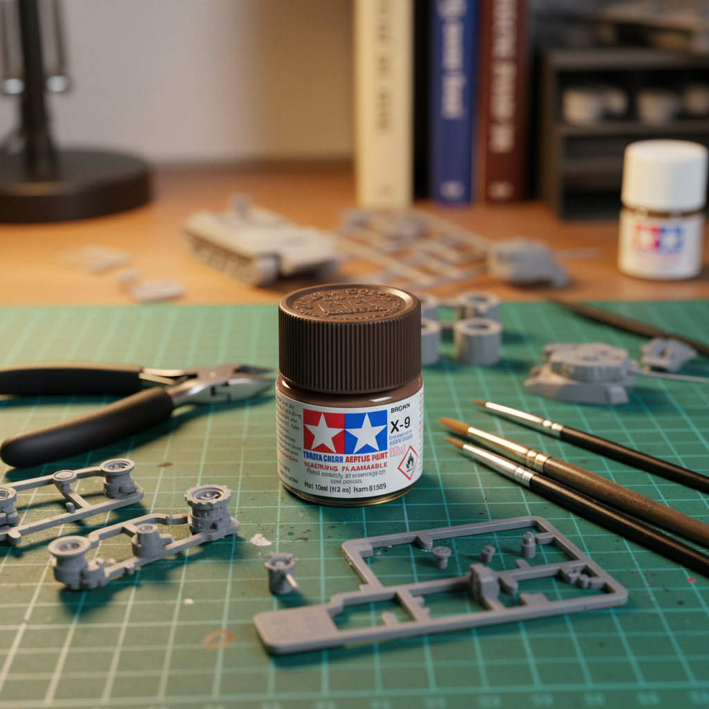 Peintures acryliques Tamiya X9 X-9 81509 Marron