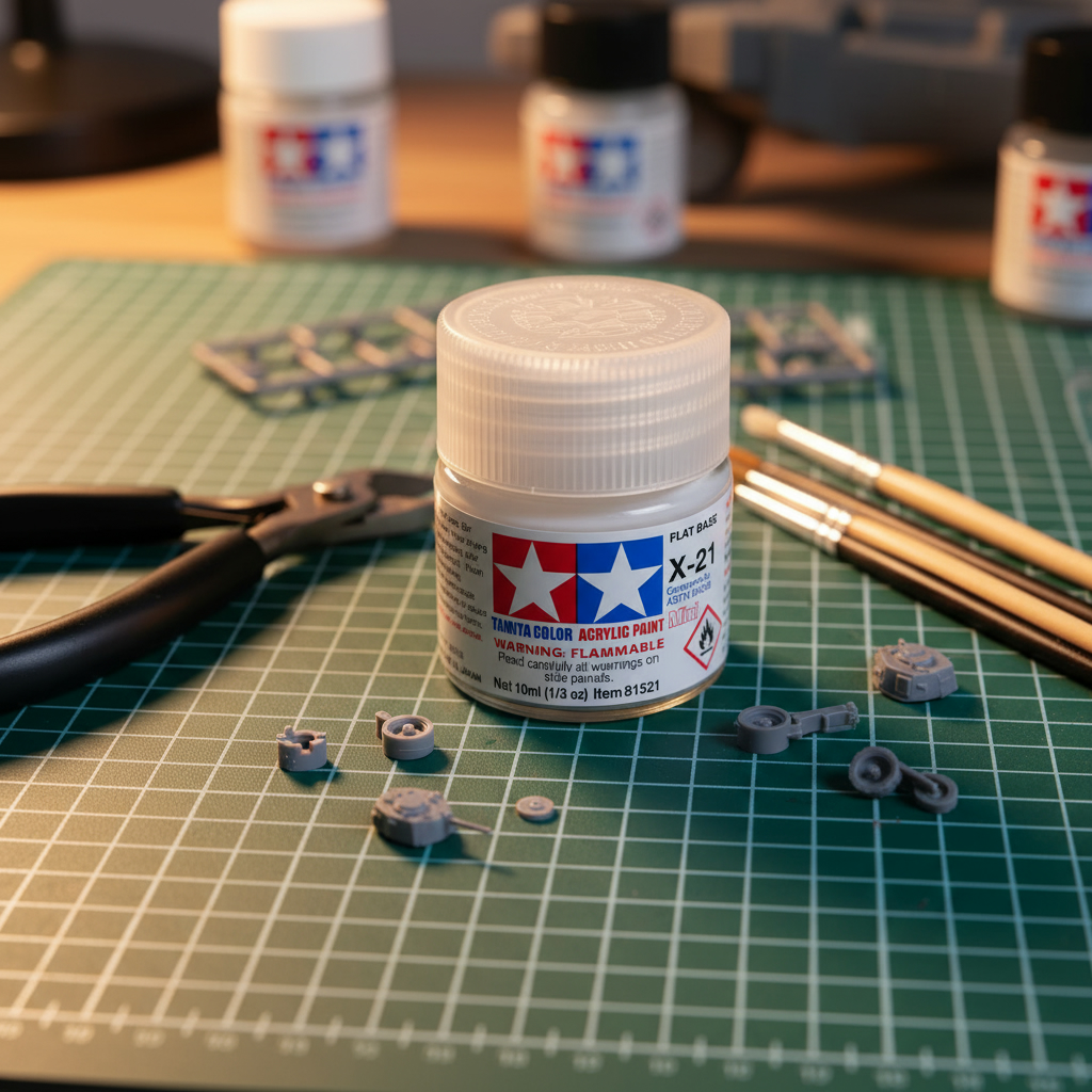 Peintures acryliques Tamiya X21 X-21 81521 Base plate