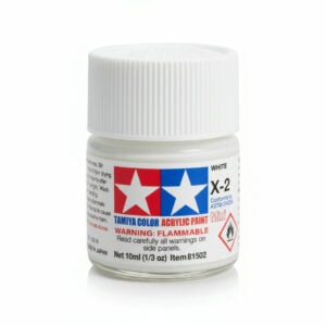 Peintures acryliques Tamiya X2 X-2 81502 Blanc