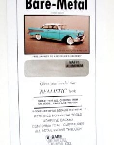 Aluminium mat de Bare Metal Foil