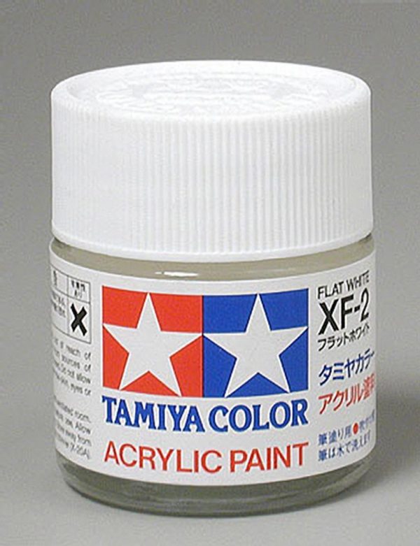 Tamiya Acrylic Paints XF2 X-F2 81702 Flat White
