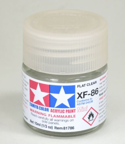 Tamiya Acrylic Paints XF86 XF-86 81786 Flat Clear