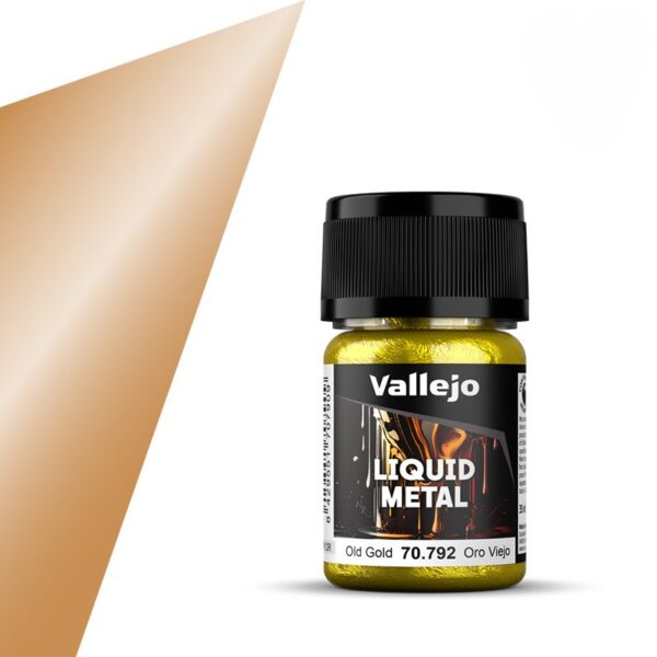 Vallejo Liquid Metal Old Gold 70792