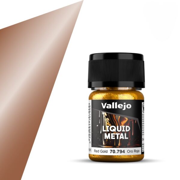Vallejo Liquid Metal Red Gold 70794