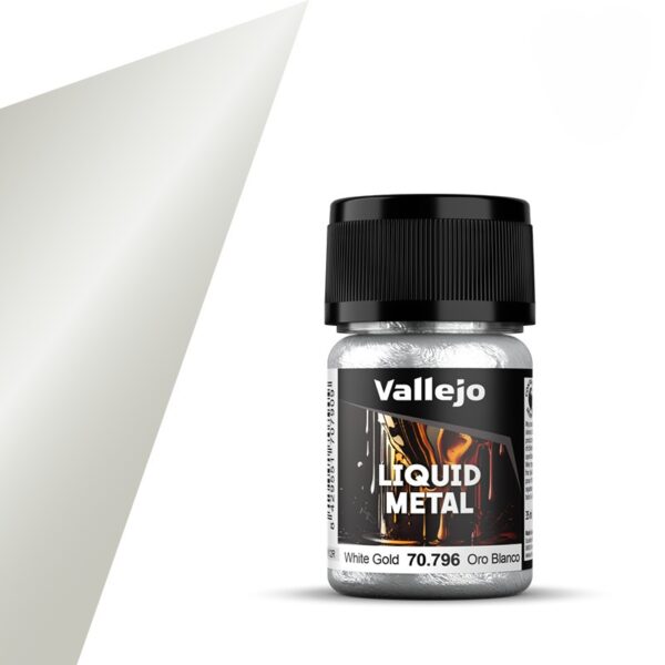 Vallejo Liquid Metal White Gold 70796