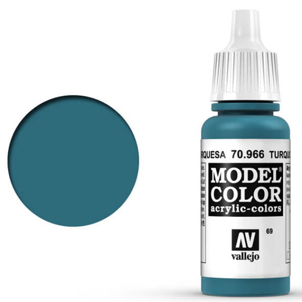 Vallejo Modèle Couleur Couleur 70966 Turquoise 069