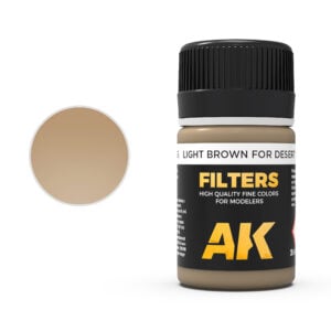 AK Interactive Light Brown for Desert Yellow Filter AKI 065