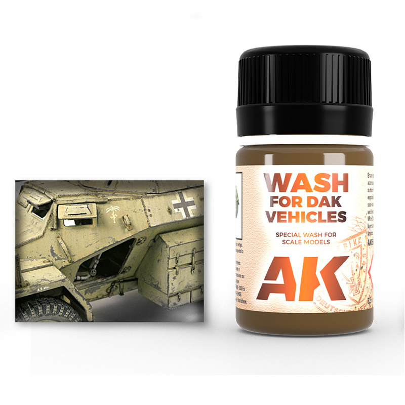 AK Interactive Wash for DAK Afrika Korps Vehicles AKI 066