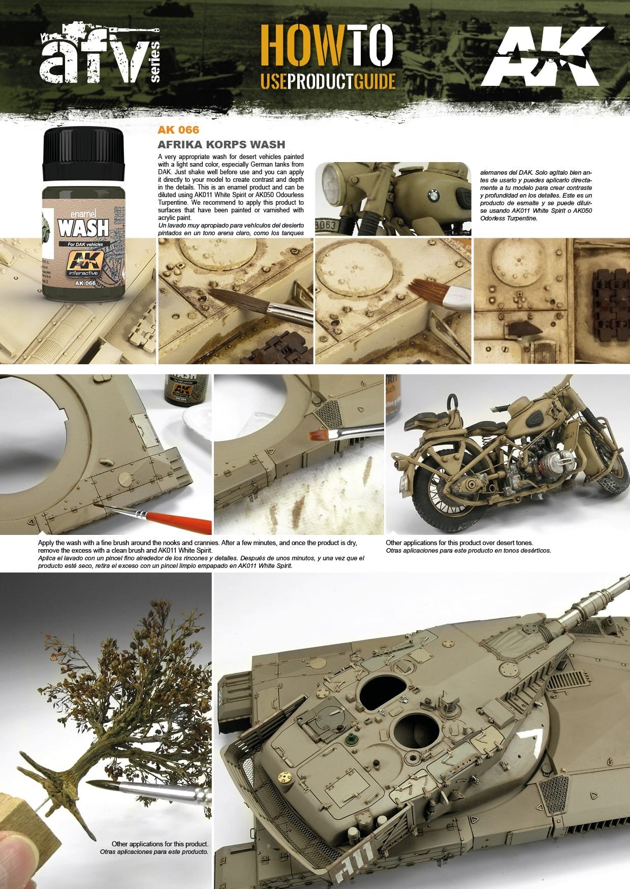 AK Interactive Wash for DAK Afrika Korps Vehicles AKI 066 General Info 1