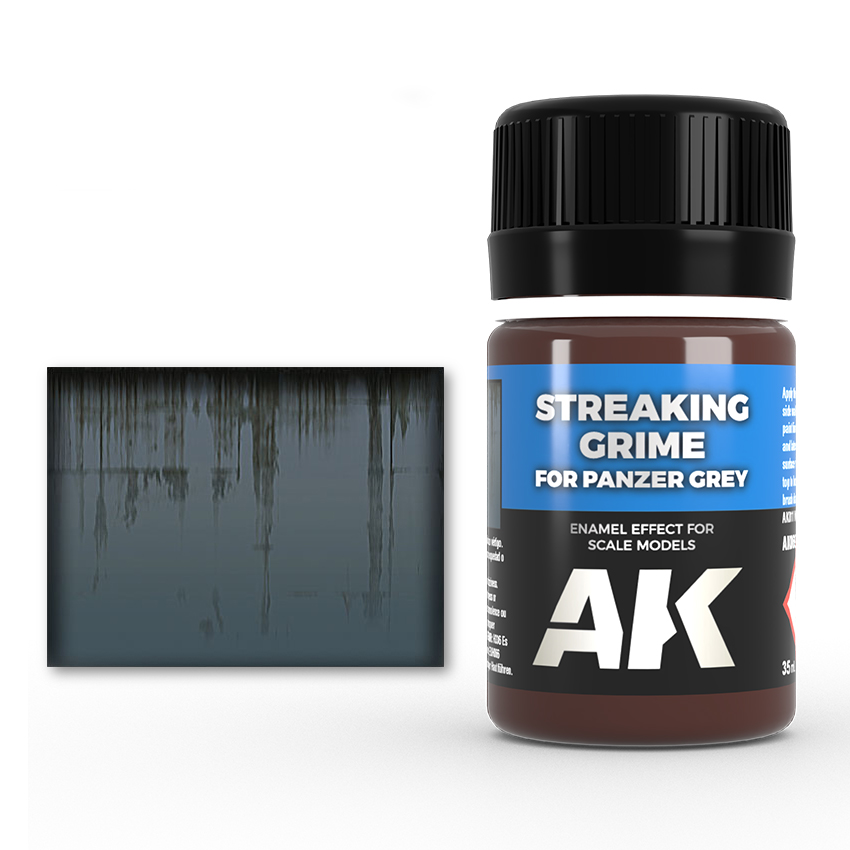 AK Interactive Streaking Grime for Panzer Grey AKI 069