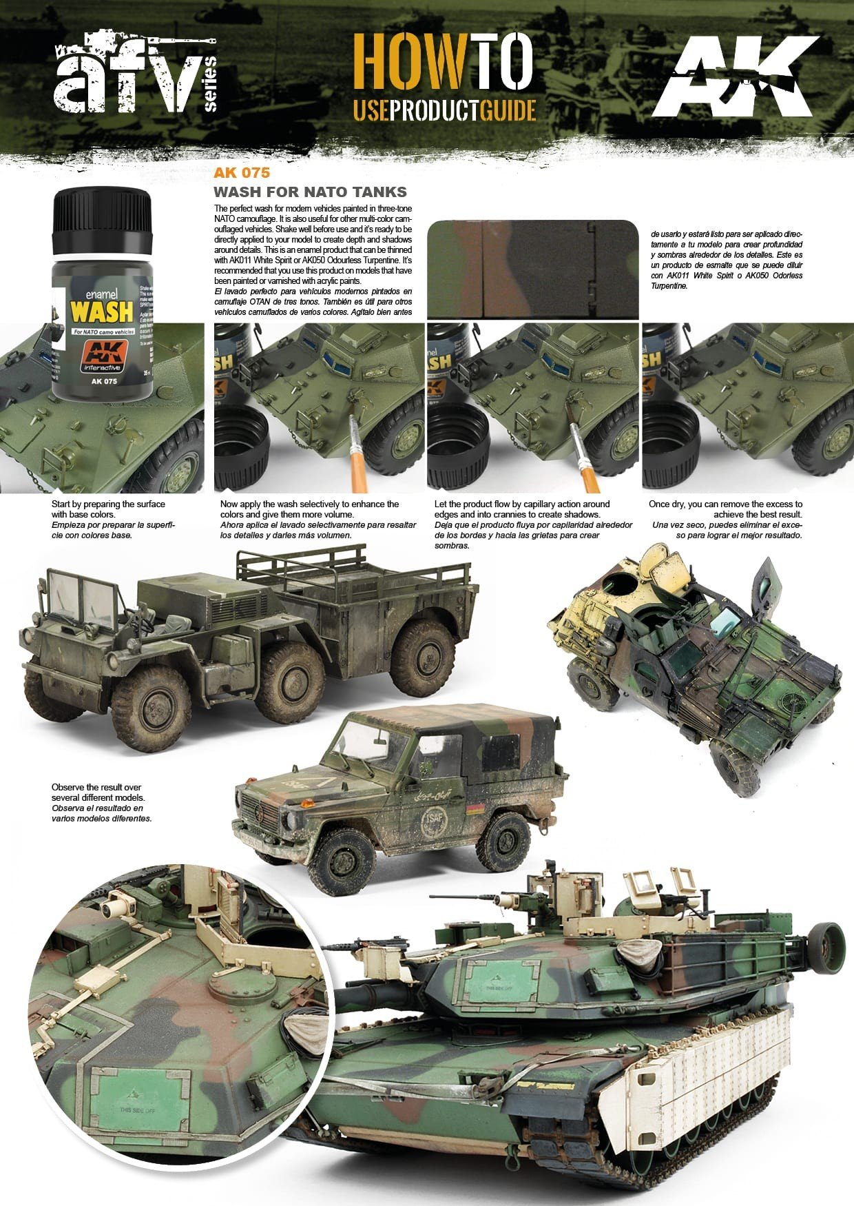 AK Interactive Rain Marks Effects for NATO Tanks AKI 074 General Info 1